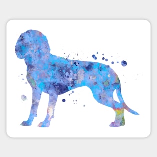 Bavarian Mountain Hound Dog Watercolor Painting Sticker